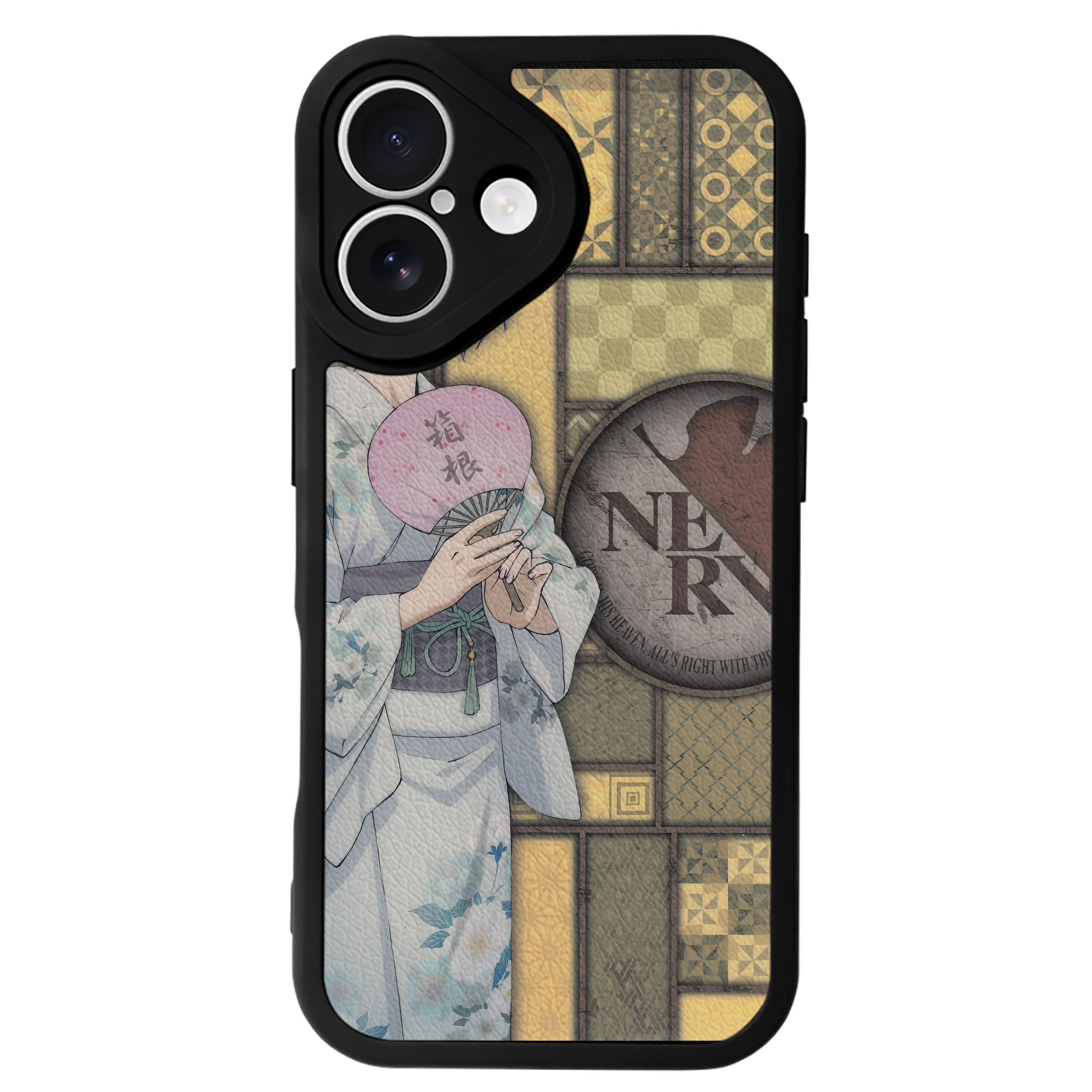 （画像用） EVA 新世紀エヴァンゲリオン 【iPhone 16シリーズ対応】シリコンスマホケース（レザー調） 材質：シリコン